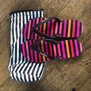 NWOT HENRI BENDEL FLIP FLOPS